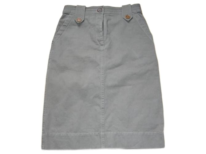 Isabel Marant Etoile Khaki cotton skirt, taille 38.  ref.930331