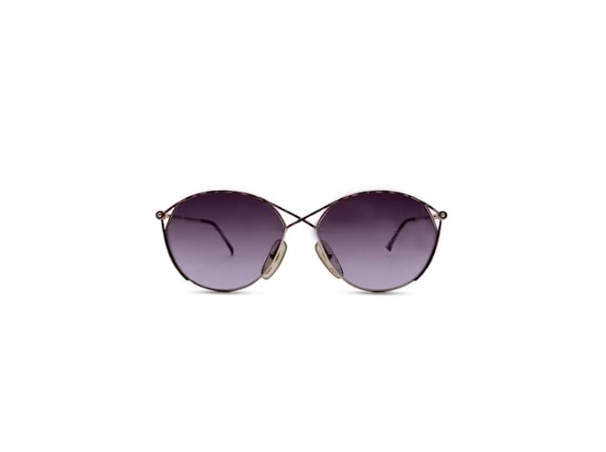 Christian Dior Óculos de sol femininos antigos 2390 41 Óptil 56/14 130MILÍMETROS Marrom Metal  ref.930364