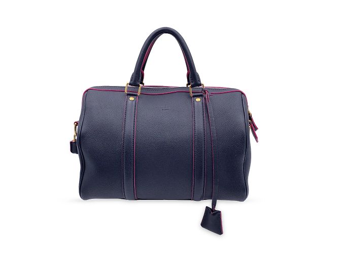 Louis Vuitton Bolsa de couro azul e fúcsia Sofia Coppola SC PM