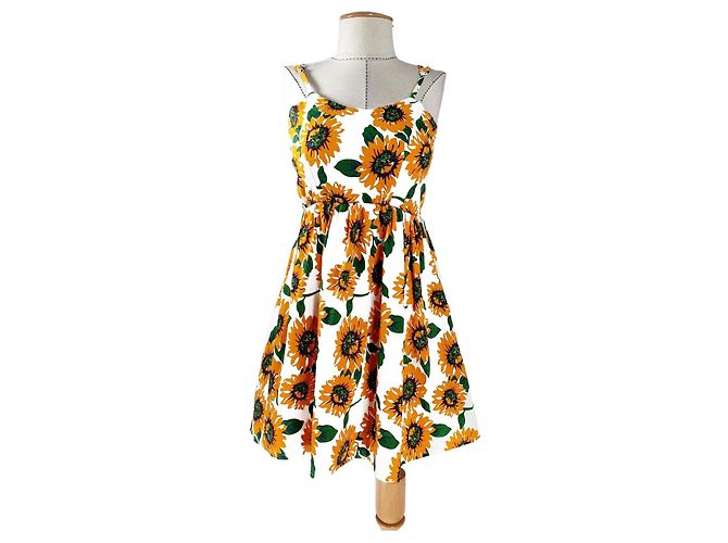 Day Birger & Mikkelsen Sonnenblumenkleid aus Polyester Mehrfarben