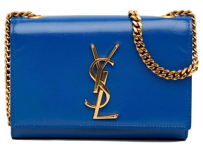 Saint Laurent 'kate Small' Shoulder Bag in Blue