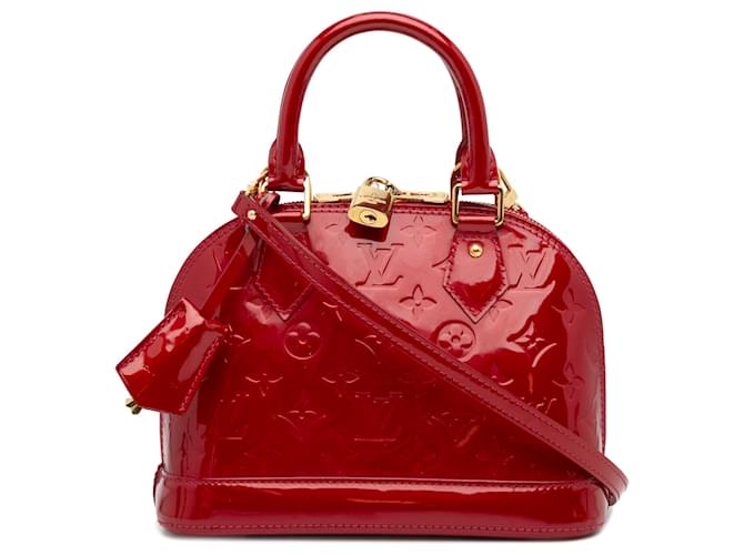 Louis Vuitton Red Monogram Vernis Neo Alma PM Bag Louis Vuitton