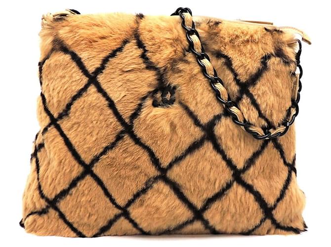 Chanel Beige Fur  ref.931161