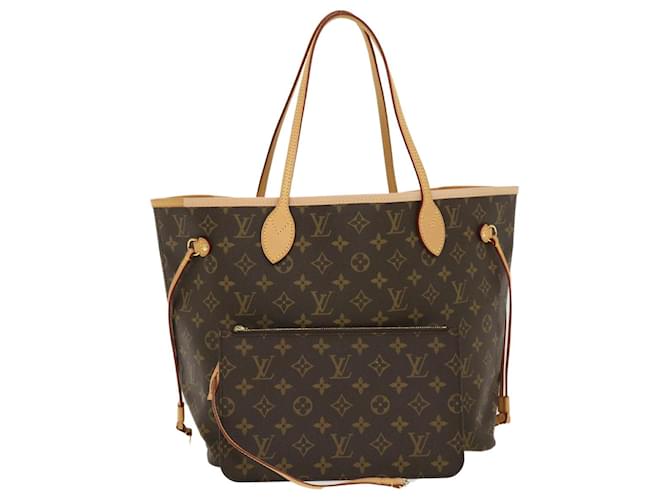 LOUIS VUITTON Monogramm Neverfull MM Tote Bag M40156 LV Auth S440 Leinwand  ref.931192