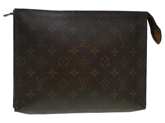 Louis Vuitton Monogram Poche Toilette 26 Pouch M47542 LV Auth 42564 Cloth  ref.931198