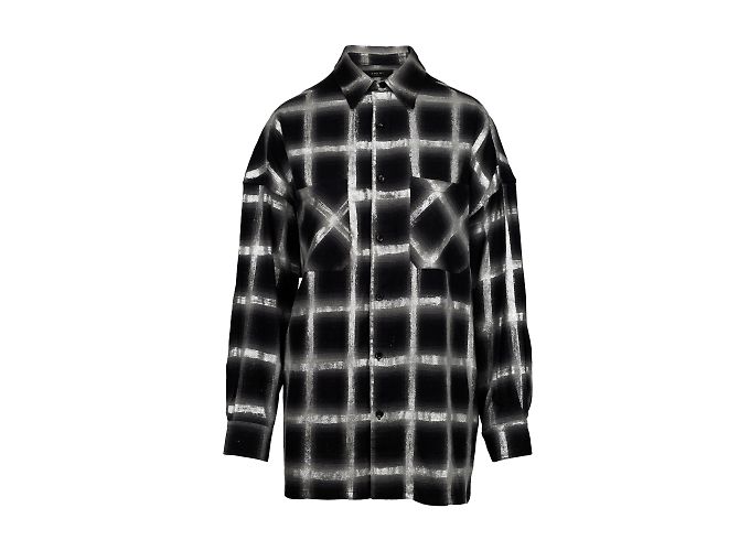 Chemise oversize à carreaux scintillants Amiri Multicolore