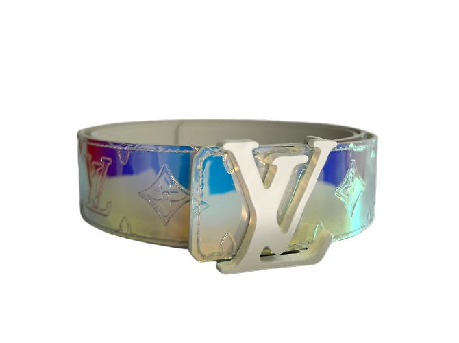 LOUIS VUITTON Beltscm100Leather Metallic