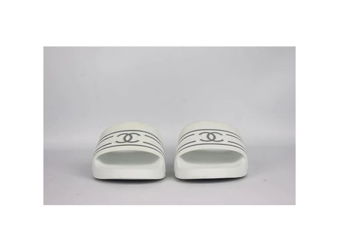 CHANEL  Mules & clogs EU 38 rubber White