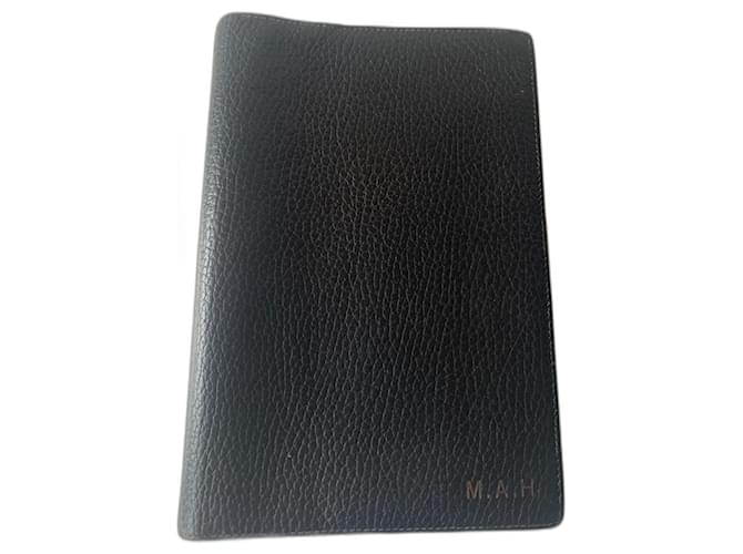 Hermès Wallets Small accessories Black Leather  ref.931608