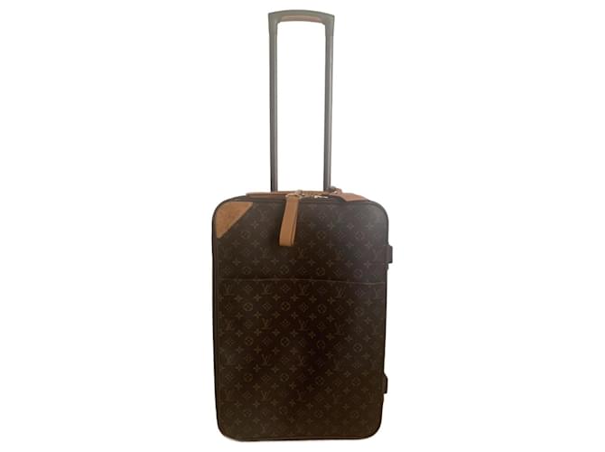 Louis Vuitton Monogram Canvas Pegas 55 Carry On Rolling Suitcase