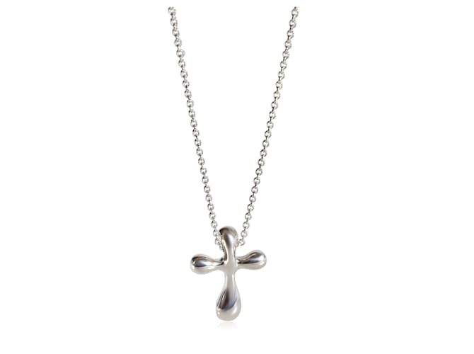 Tiffany & Co. Sterling Silver Elsa Peretti Cross Pendant Necklace Tiffany &  Co. | TLC