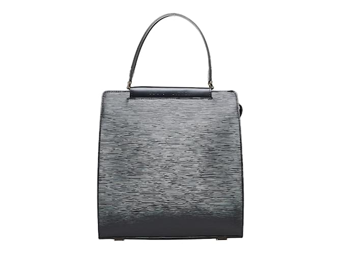 bolso de mano louis vuitton figari en cuero epi negro