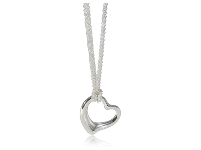 Tiffany & Co. by Elsa Peretti - Open Heart Necklace – FabOn5th.com