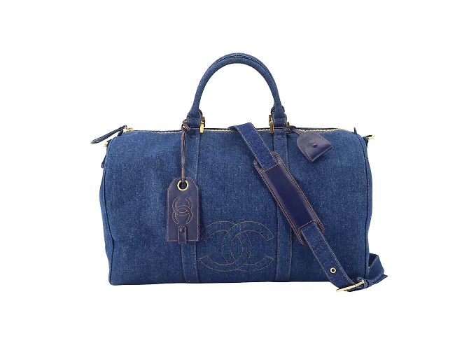 Timeless Borsa da viaggio Chanel Blu
