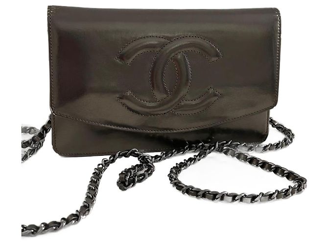 Wallet On Chain CHANEL Handtaschen Leder