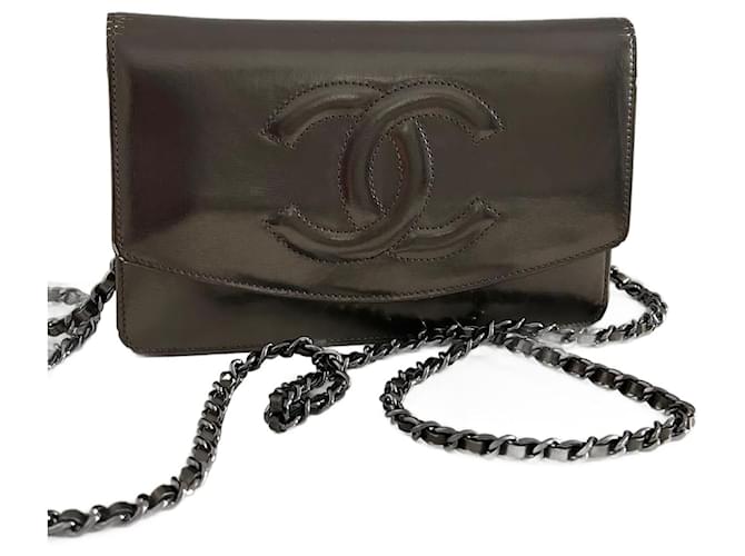 Wallet On Chain CHANEL  Handbags T.  Leather  ref.932907