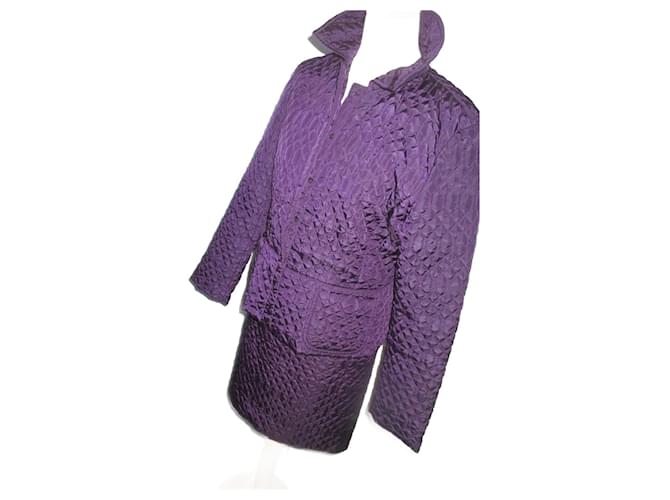 Autre Marque Skirt suit Dark purple Polyester  ref.932923