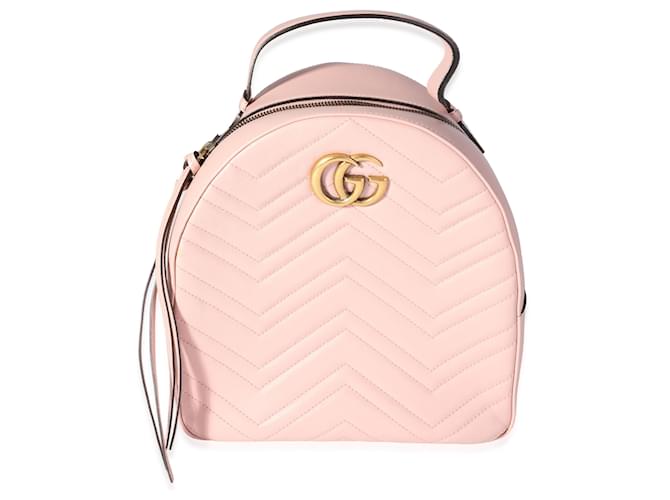 Pre-owned Leather Backpack In Pink