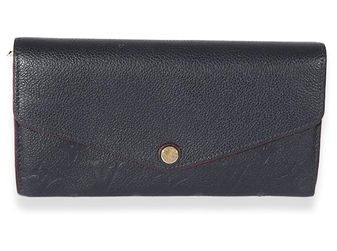 Louis Vuitton Empreinte Zippy Wallet Marine Rouge