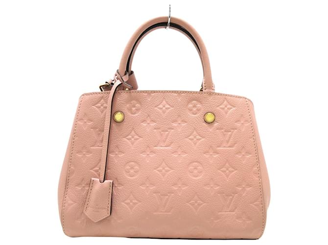 Louis Vuitton Montaigne Pink Leather ref.933704 - Joli Closet