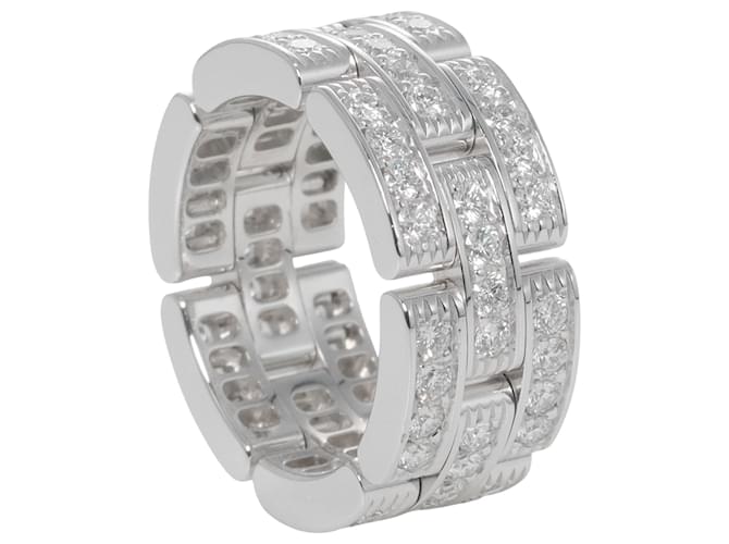 Cartier Maillon Panthère Silvery White gold  ref.933867