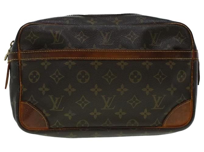 Louis Vuitton Monogram Compiegne 28 Clutch Bag M51845 LV Auth am4396 Cloth  ref.934548 - Joli Closet