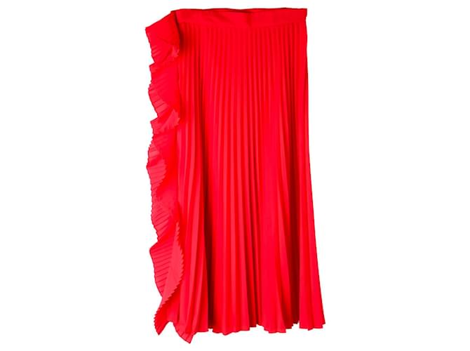 MIU MIU  Skirts FR 42 Polyester Red  ref.934126