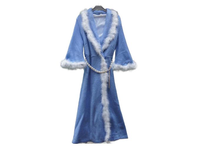 Autre Marque Morgenmantel aus Polyester mit Gürtel