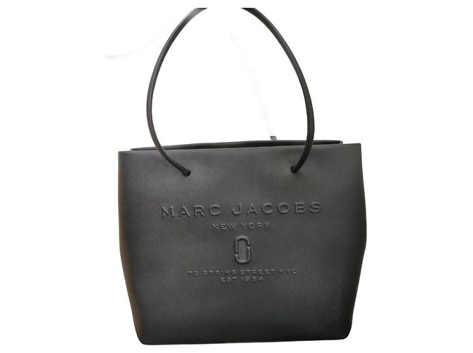 Sac cabas Marc Jacobs en cuir noir