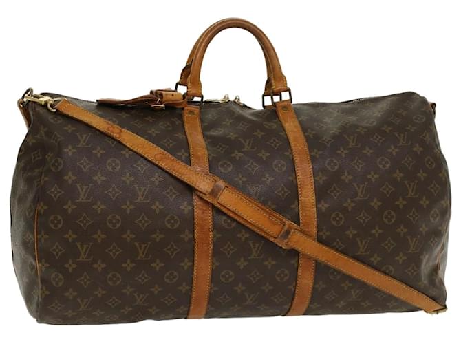 Louis Vuitton Monogram Keepall Bandouliere 60 Boston Bag M41412 LV Auth  42617 Cloth ref.934244 - Joli Closet
