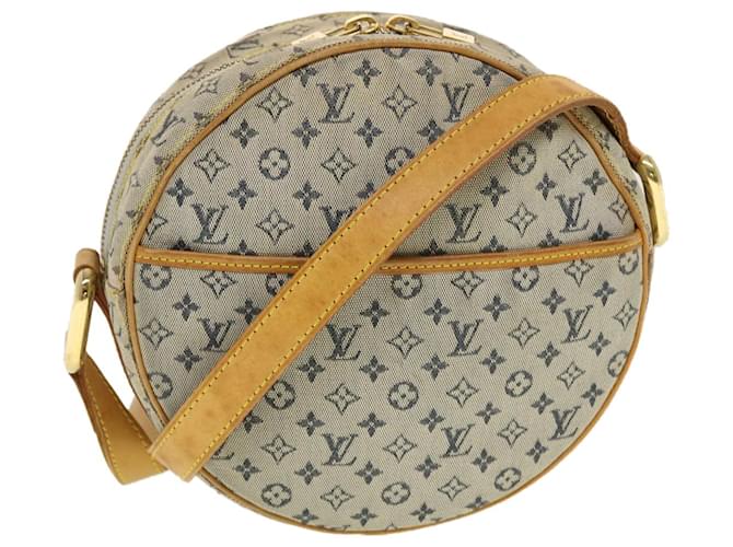 LOUIS VUITTON Monogram Mini Jeanne PM Shoulder Bag Blue M92001 LV Auth rz381