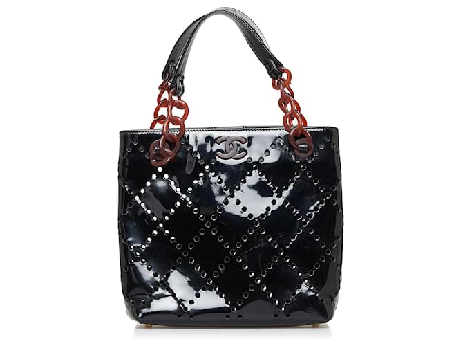 Black patent leather tote bag  Chanel: Handbags and Accessories