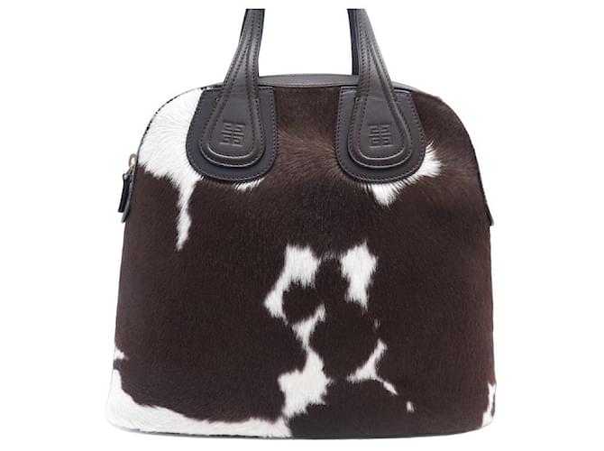 BOLSO DE MANO GIVENCHY NIGHTINGALE 13l5010170 BOLSO PELO PONY DE PIEL Cuero  ref.934348