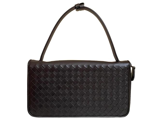 Bottega Veneta Clutch bags Brown Leather  ref.934468