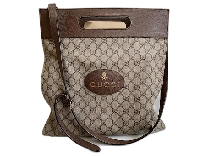 Gucci Handbags Brown Cloth  ref.934472