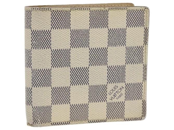 Louis Vuitton Bi-Fold Wallet N63208 Sarah Wallet Damier Azur White Gray  Long Men's Women's