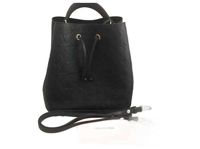 Louis Vuitton NéoNoé Black Leather  ref.934606