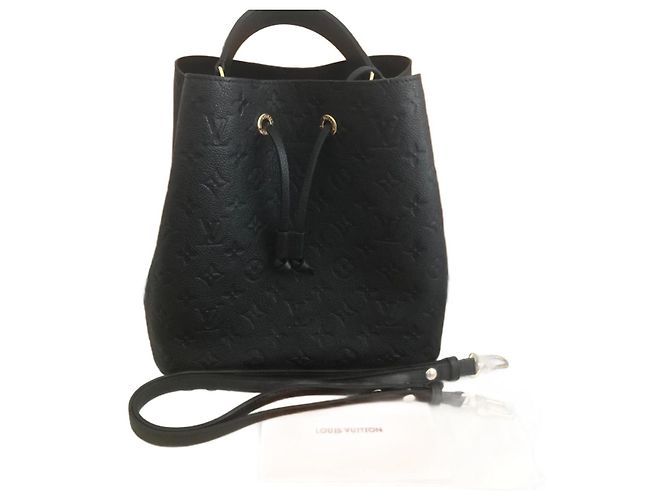 Louis Vuitton NéoNoé Empreinte Handtasche Leder Schwarz