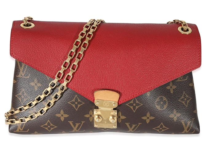 Louis Vuitton Cherry Monogram Canvas Pallas Chain Bag Golden