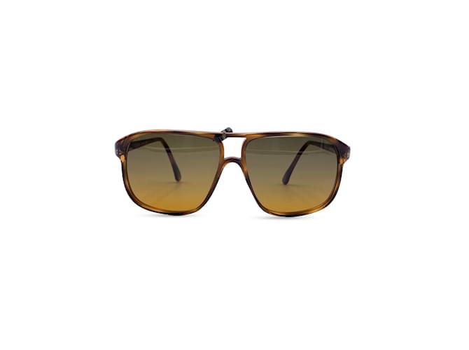 Autre Marque Vintage Brown Unisex Sunglasses Duo color Zilo N/42 54/12 135 MM Plastic  ref.934705
