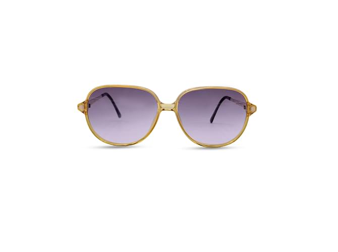 Christian Dior Monsieur Vintage Sunglasses 2368 70 Optyl 54/13 135MM Yellow Plastic  ref.934708