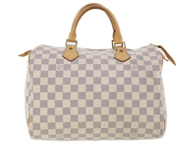 Louis Vuitton Louis Vuitton Speedy 30 White Damier Azur Canvas City