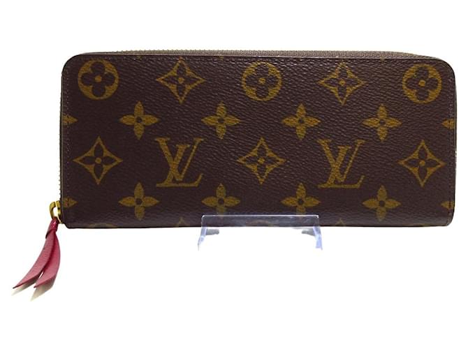 Louis Vuitton Portefeuille clemence Brown Cloth ref.759260 - Joli Closet