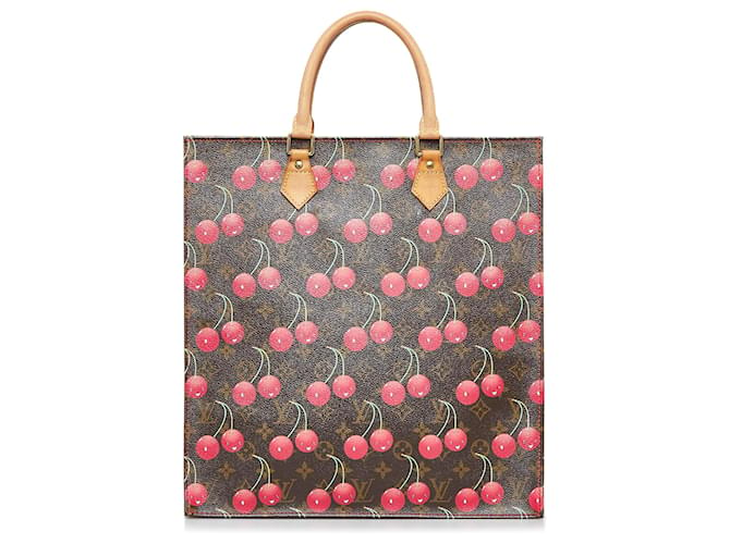 Shop for Louis Vuitton Monogram Canvas Leather Sac Plat Tote Bag