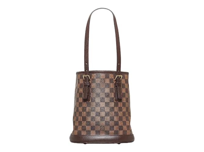 Louis Vuitton Damier Marais Bucket Shoulder Tote Bag Great