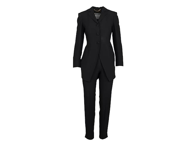 Costume Moschino Couture avec nœud Noir  ref.935844