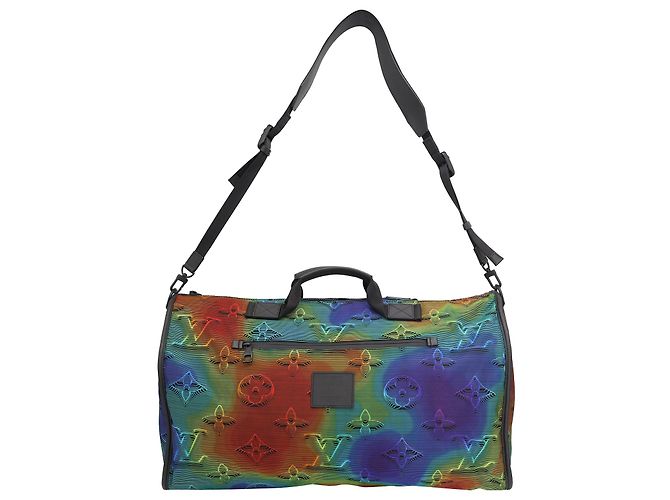 Louis Vuitton Monogram 3D 2054 Reversible Keepall Bandoulière 50 Bag in Multicolor Nylon