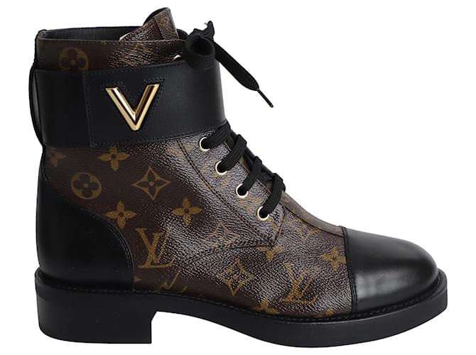 Louis Vuitton Wonderland Flat Ranger en lona Monogram marrón Castaño Lienzo  ref.936000