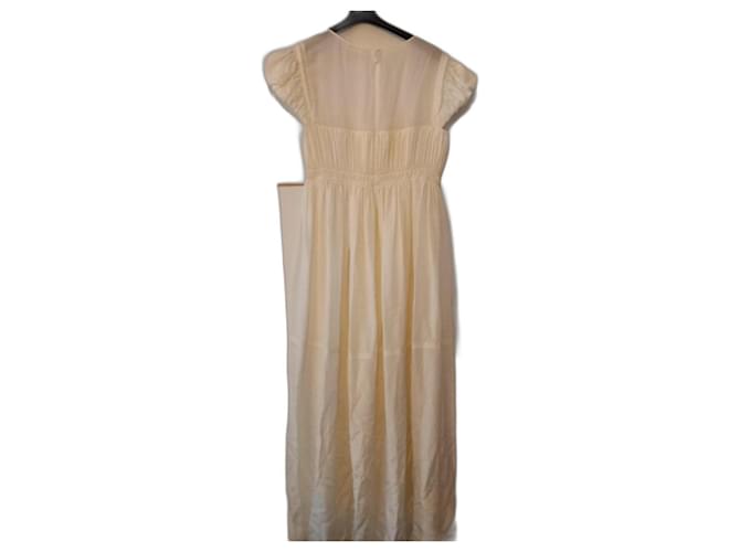 Chloé Dresses White Silk  ref.936185