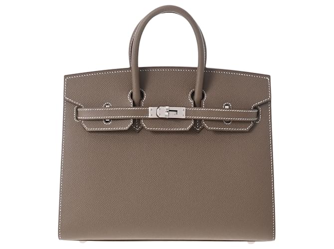 Birkin 25 Brown Leather Handbag